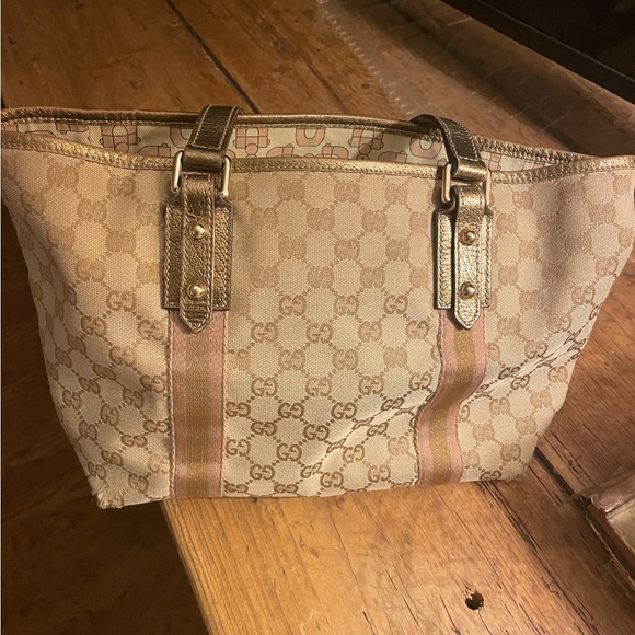 COPY-Gucci tote bag w/gold charm (additional photos duplicate listing) - Picture 3 of 13